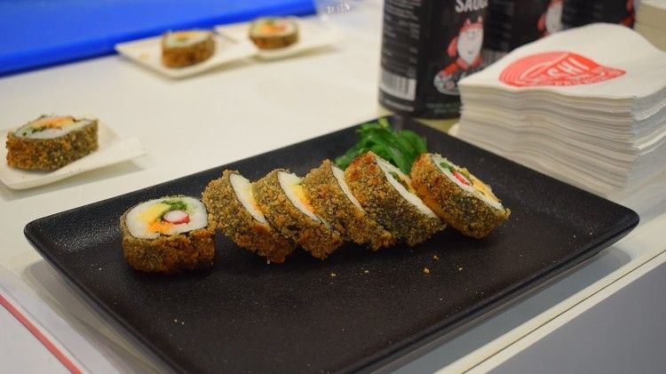 AMfish crunchy sushi Seafood Expo Global 2023